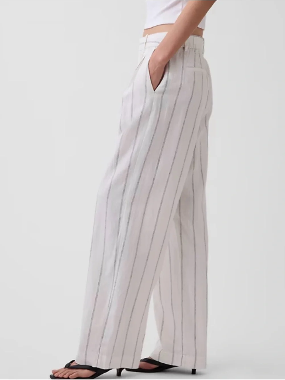 Gap BUNDLE NWT Linen-Blend Longline Vest XXL
and 365 High Rise Trousers 18 - Picture 4 of 13